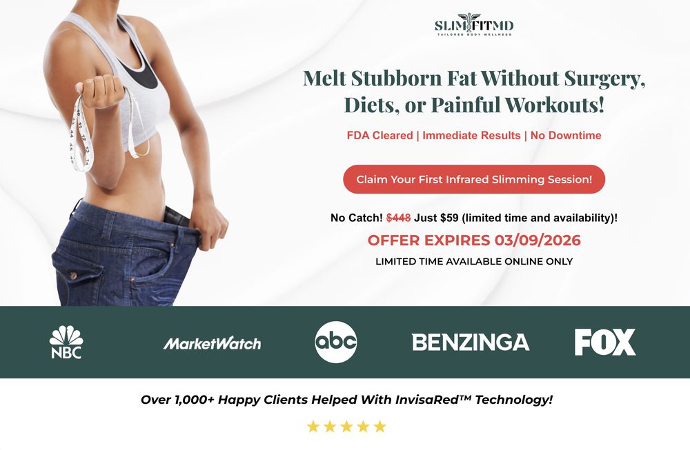 Homepage of the SlimFit MD Wellness website